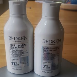 Redken acidic bonding shampoo and conditioner